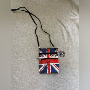 NWOT Robin Ruth Crossbody Bag England UK Flag
